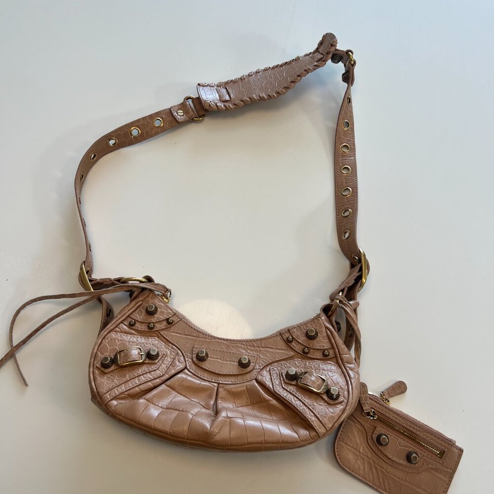 Balenciaga Extra Small Le Cagole Lambskin Shoulder Bag - Picture 3 of 6